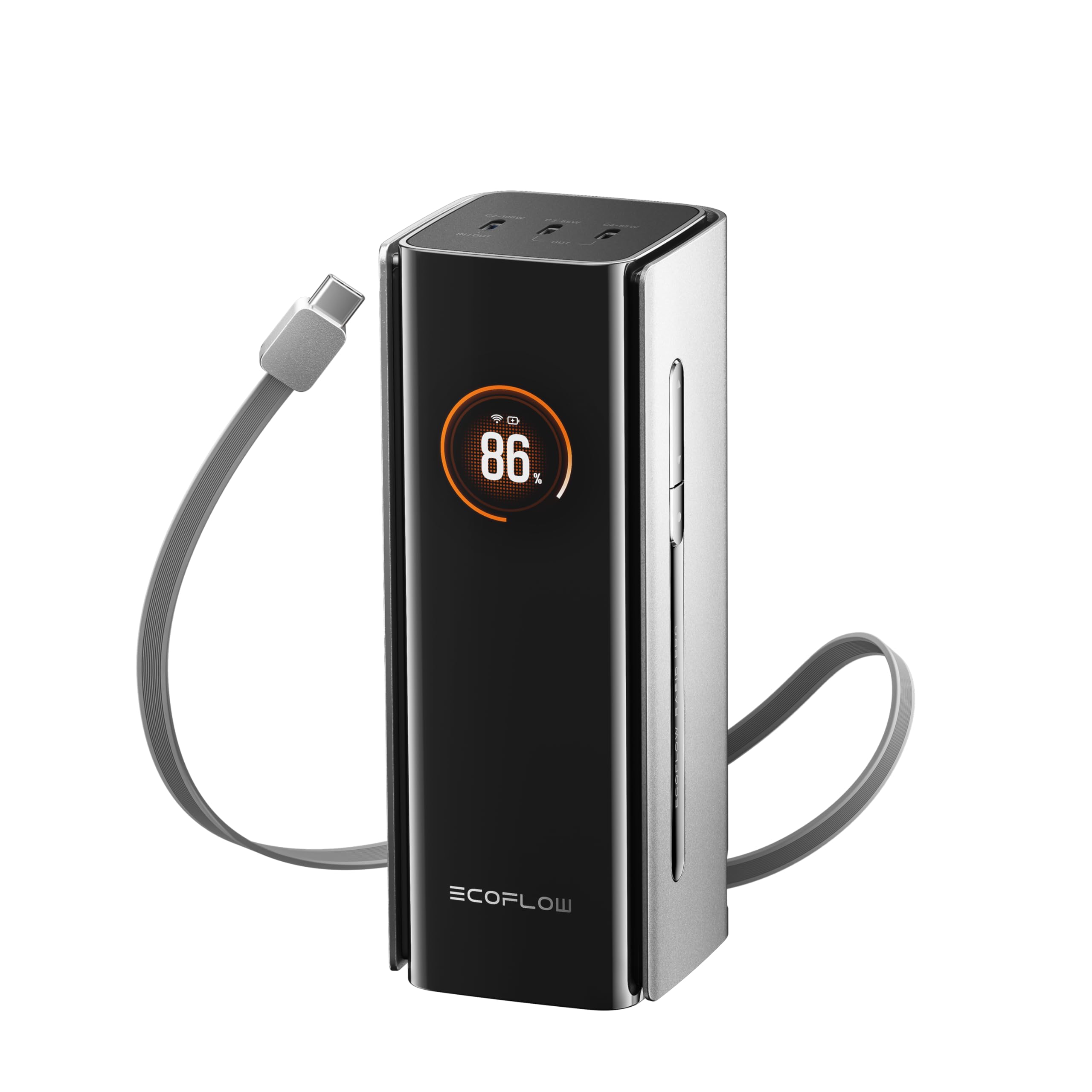 EcoFlow RAPID Pro Power Bank (20000mAh, 230W, 100W Built-in Cable